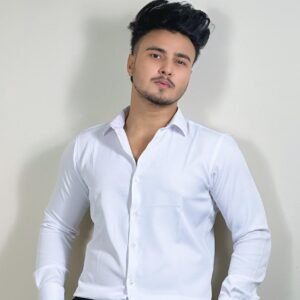 সাদা কালার ক্রস শার্ট