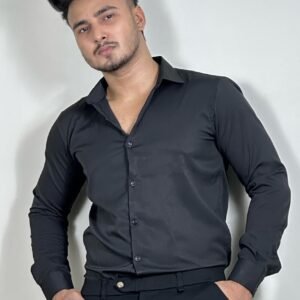 কালো কালার ক্রস শার্ট